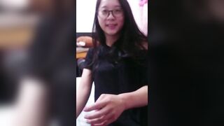 台灣清純眼鏡學生妹不健康露臉自拍被渣男分手後報覆流出~2