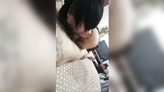 短發呆萌可愛虎牙妹 被爆操噴水
