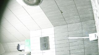 【廁拍】全景前後雙角度 極品刮毛騷貨 -19